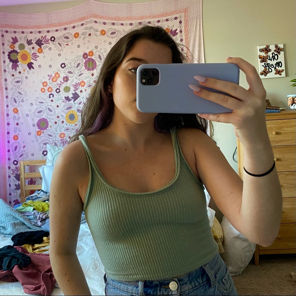 urban outfitters ribbed tank top
